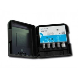 AM-177  Amplificador de mástil 1 o 2 entradas, UHF+DAB