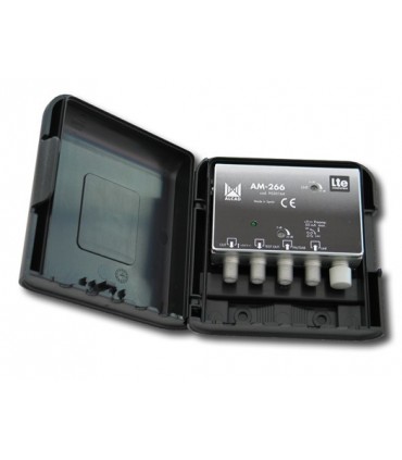 AM-266  Amplificador de mástil 2 entradas, UHF-DAB/FM