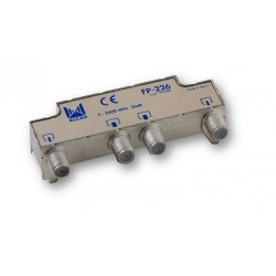 FP-226  Derivador blindado, no compensado, conector F, 2 salidas a 26 dB