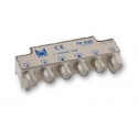 FP-420  Derivador blindado, no compensado, conector F, 4 salidas a 20 dB