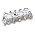 PT-800  Punto de acceso al usuario con distribuidor de 8 salidas a 18 dB con conector F