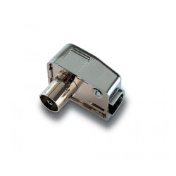HC-001  Conector hembra de 9,5 mm. Ø blindado