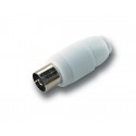 RH-095  Conector recto hembra de 9,5 mm. Ø blindado
