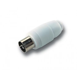 RH-095  Conector recto hembra de 9,5 mm. Ø blindado