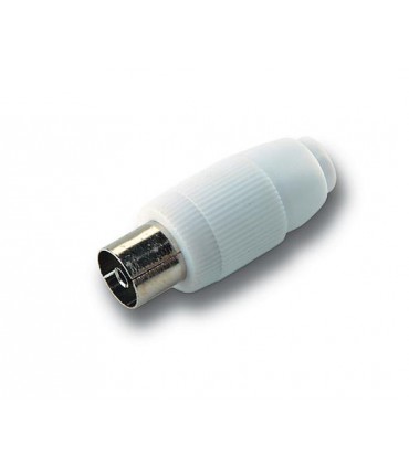 RH-095  Conector recto hembra de 9,5 mm. Ø blindado