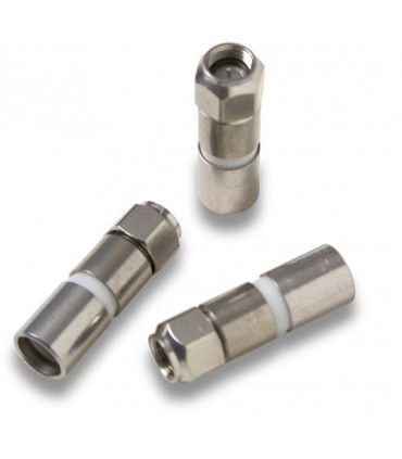 MC-204  Conector F macho para comprimir sobre coaxial RG-11 Ø 10,0 - 10,4 mm.