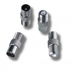 EP-414  Adaptador IEC macho ø 9,52 mm a F hembra