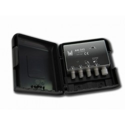AM-242  Amplificador de mástil 2 entradas, UHF-DAB/FM