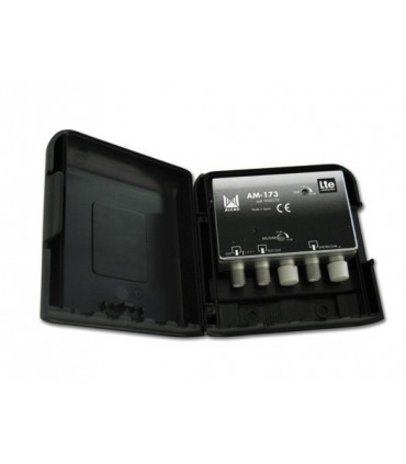 AMPLI UHF/BIII 20 dB LTE MASTIL 12 Vdc