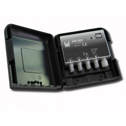 AM-262  Amplificador de mástil 2 entradas, UHF-DAB/FM