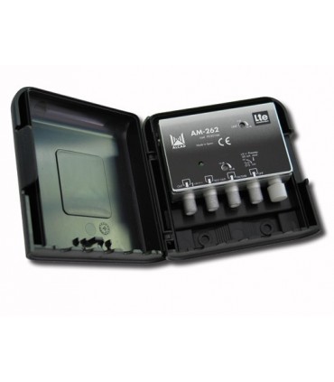 AM-262  Amplificador de mástil 2 entradas, UHF-DAB/FM