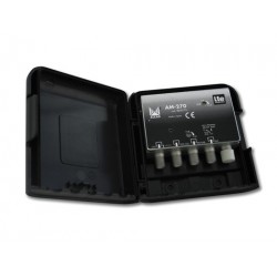 AM-270  AMPLI UHF-BIII/DAB 20 dB LTE MASTIL 12Vdc