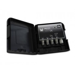 AM-274  AMPLI UHF-BIII/DAB 34 dB LTE MASTIL 12Vdc