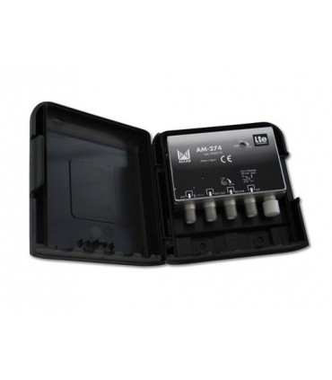 AM-274  AMPLI UHF-BIII/DAB 34 dB LTE MASTIL 12Vdc