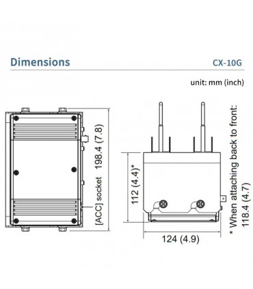 ICOM CX-10G TRANSVERTER 10GHZ
