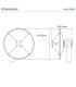 ICOM AH-109PB REFLECTOR PARABOLICO