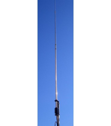 OUT-250-B - Antena vertical en aluminio de 3.5- 57 MHz., Altura: 7.13 m