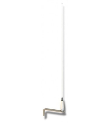 DX-KN-32 - Antena VHF marina, vertical en acero inox, 156-162 MHz., con escuadra