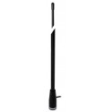 DX-KN-7BLACK - Antena naútica CB para cubierta con rótula o escuadra