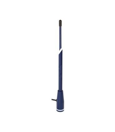 DX-KN-7BLACK - Antena naútica CB para cubierta con rótula o escuadra