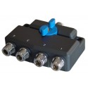 DX-SW-4-N - Conmutador coaxial 4 posiciones