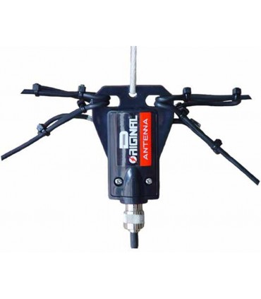 DX-W-1080 - Dipolo de hilo para 10-15-20-40-80 m