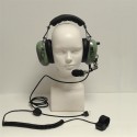 HD-1000-P - Casco aviación para walkies ICOM